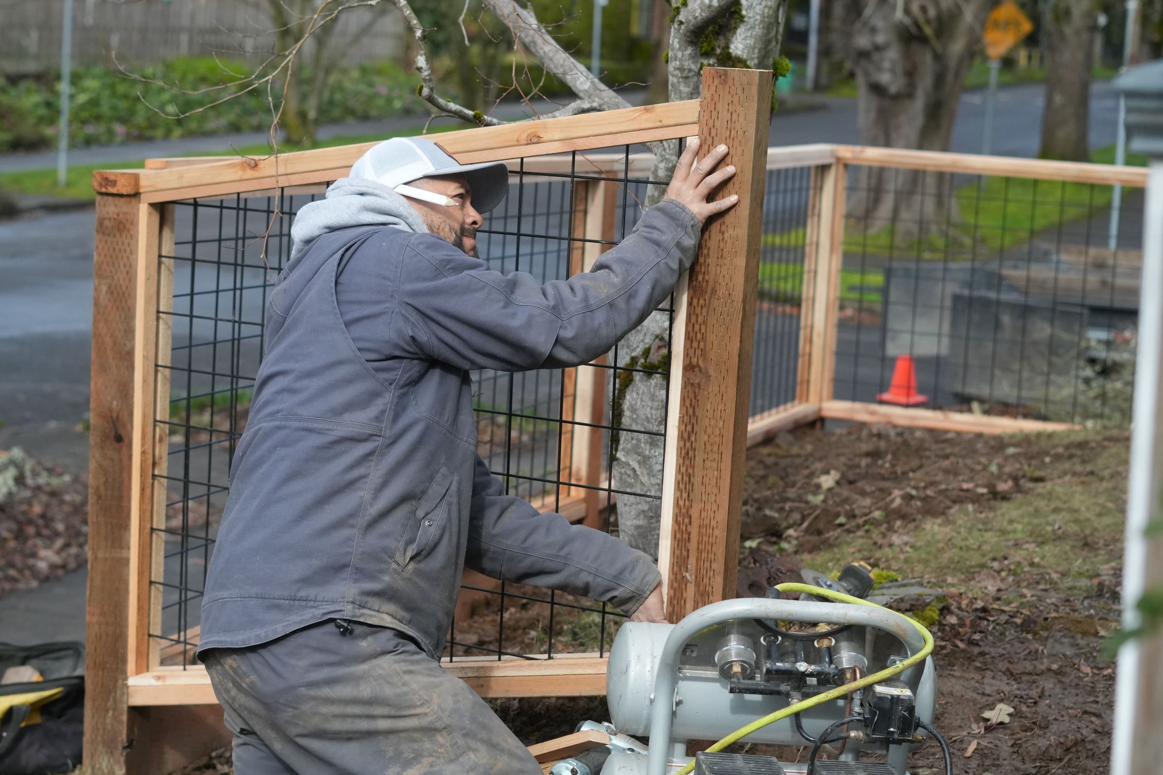 Project Enhancing Spaces with Hog Panel Fencing image