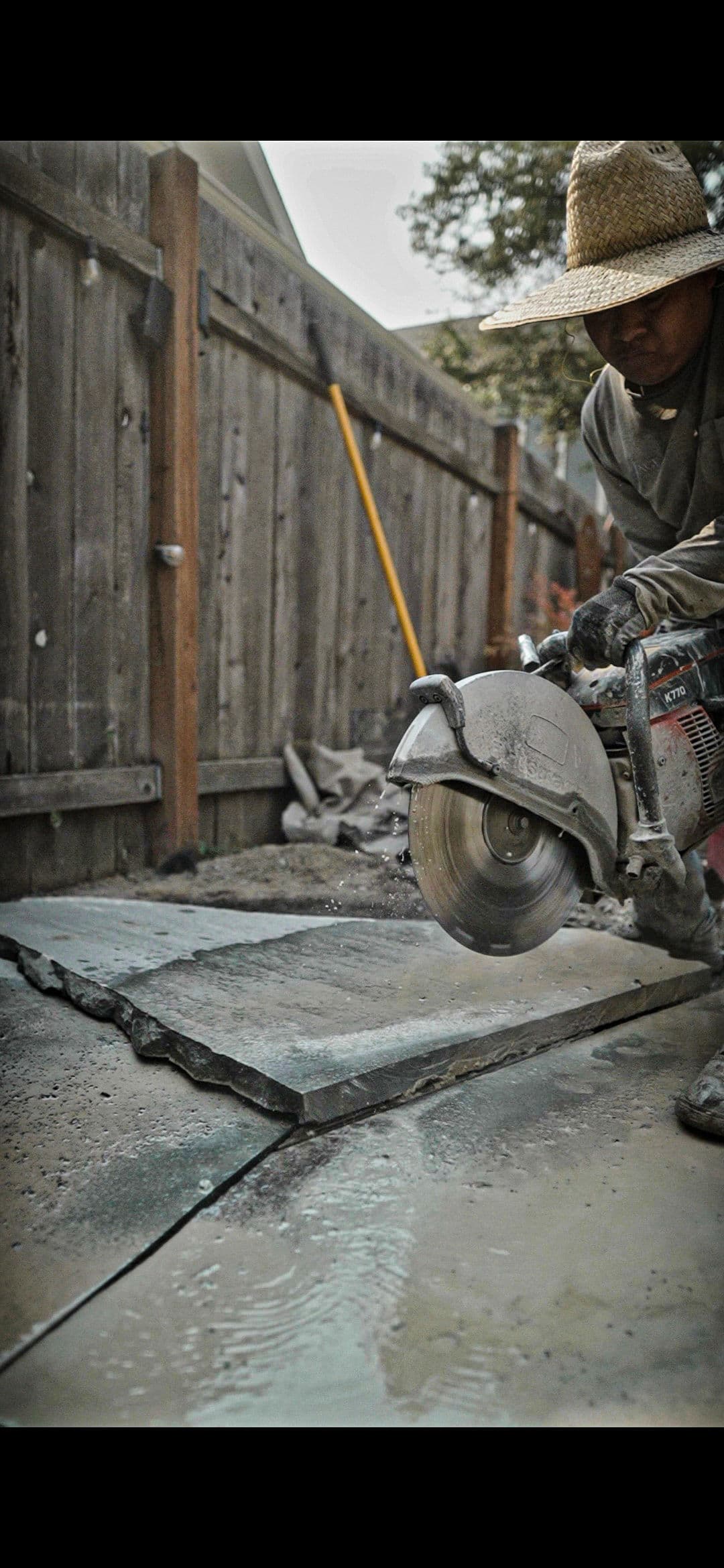 Flagstone Path and Patio Build in Progress image