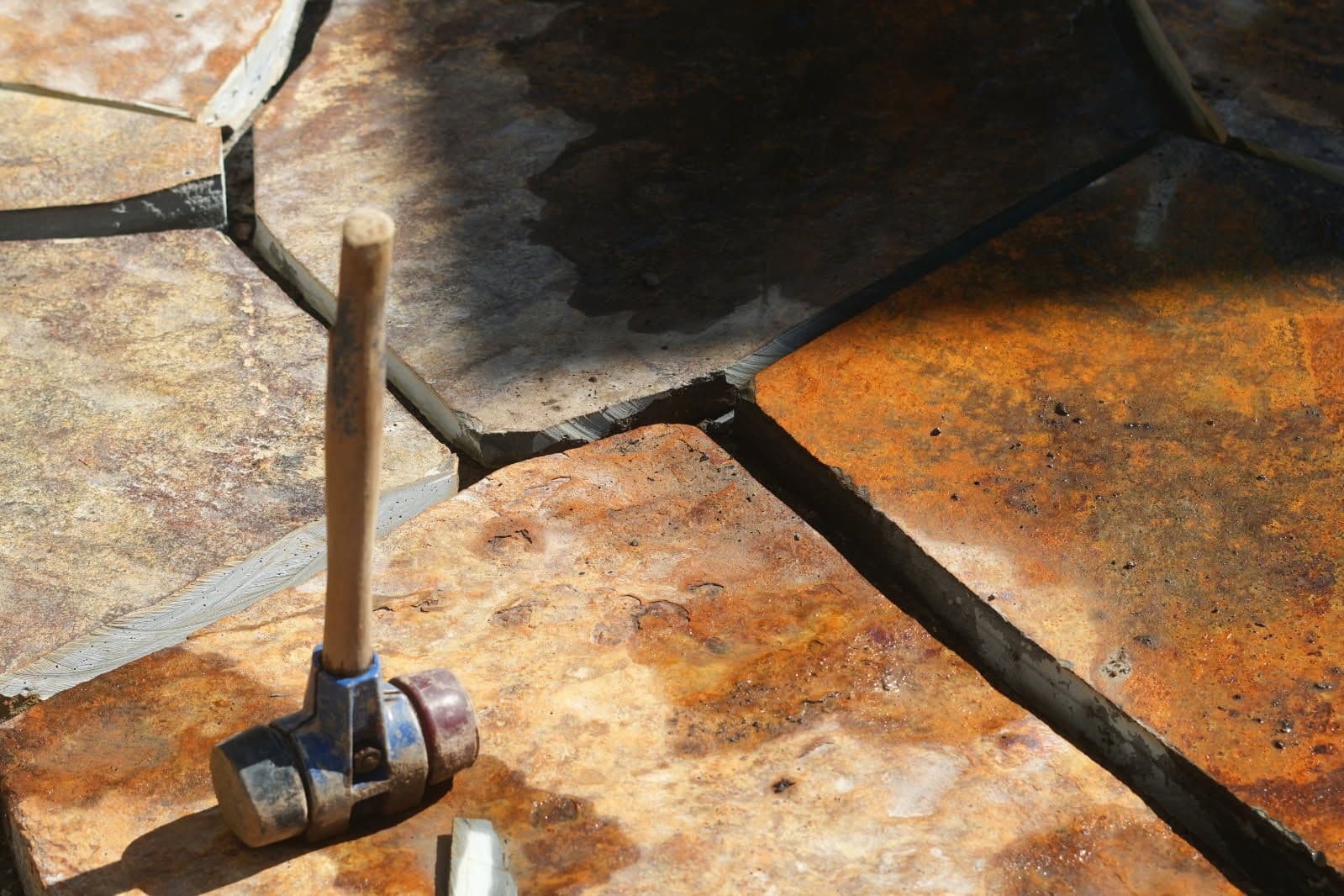 Gallery photos for Stone Pathway Project Adds Charm to Outdoor Space: Image #1