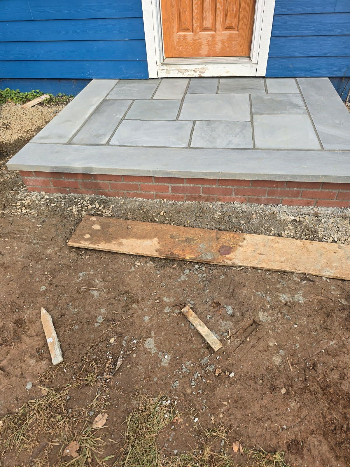 Project Elegant Front Porch Transformation with Stone and Brick image