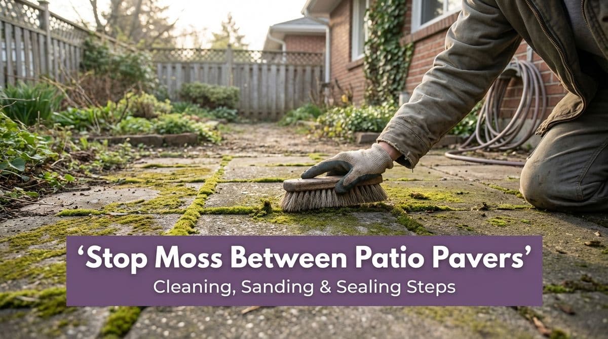 Featured post - How to Stop Moss Between Patio Pavers for Good