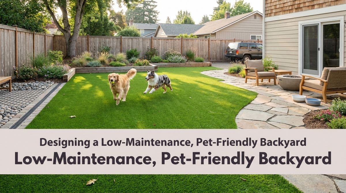 Designing a Low‑Maintenance, Pet‑Friendly Backyard image